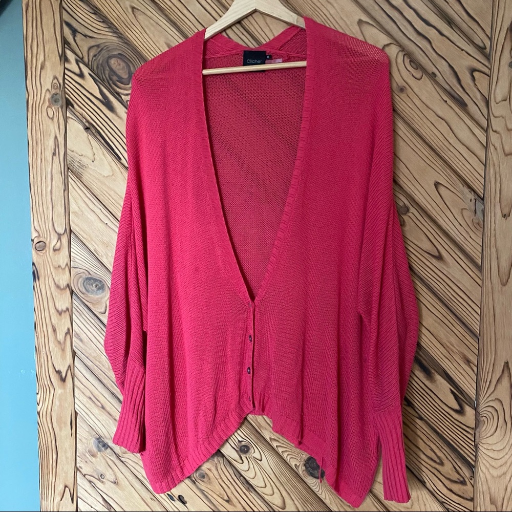 Cliche Pink Cardigan